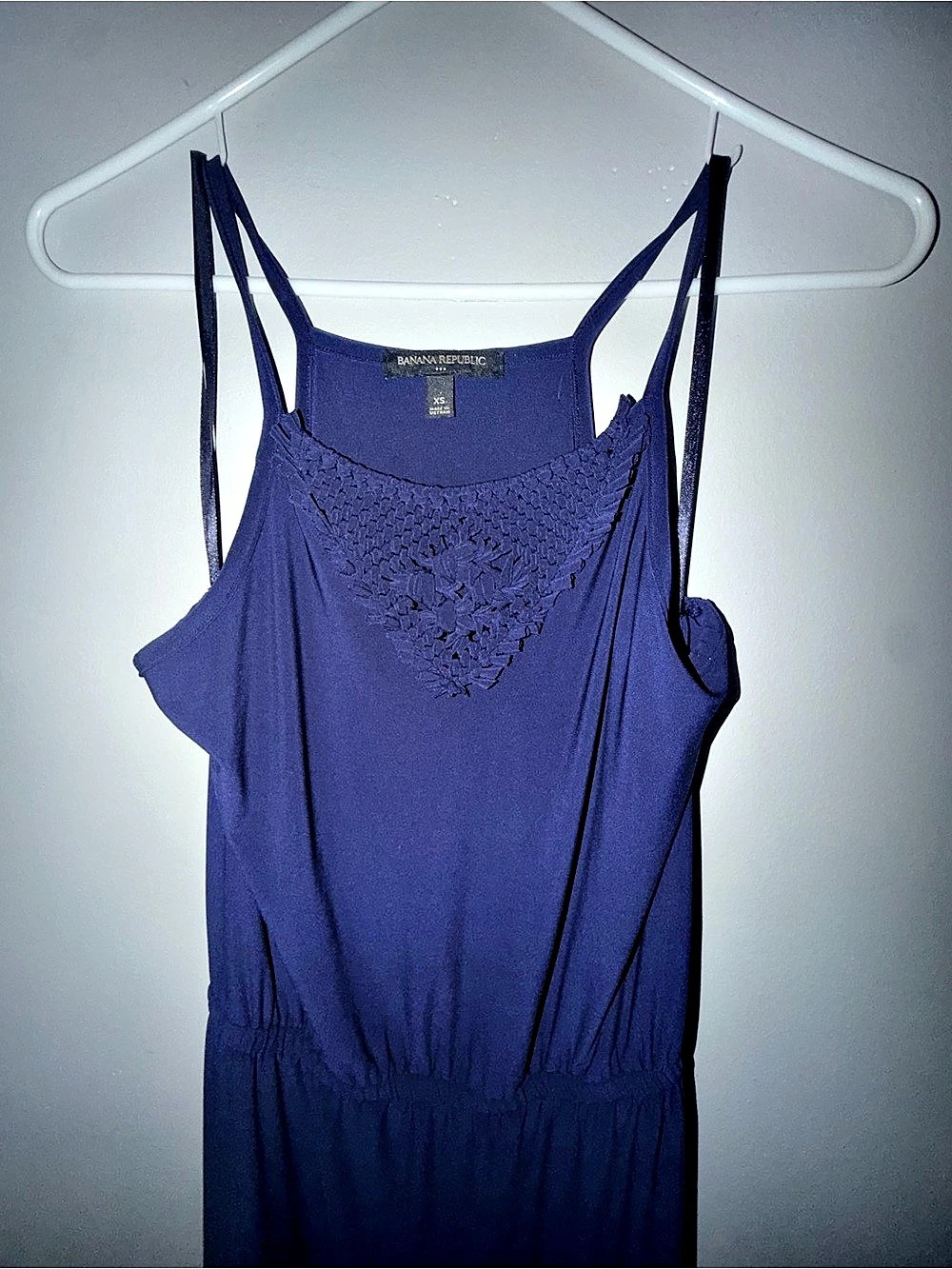 Banana Republic Blue Maxi Dress Size XS Like New